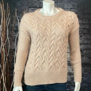 Cleo Chunky Cable Knit Sweater Size M